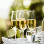Close-Up Of Champagne Flutes